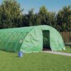 vidaXL Serre avec cadre en acier vert 90 m&sup2; 18x5x2,3 m