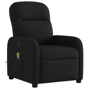 vidaXL Fauteuil de massage inclinable Noir Tissu