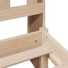 vidaXL Lit biblioth&egrave;que sans matelas 75x190 cm bois de pin massif
