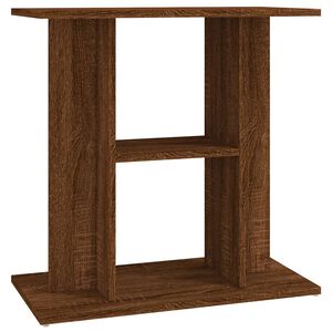 vidaXL Support pour aquarium ch&ecirc;ne marron 60x30x60cm bois d'ing&eacute;nierie