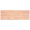vidaXL Dessus de table bois massif trait&eacute; bordure assortie