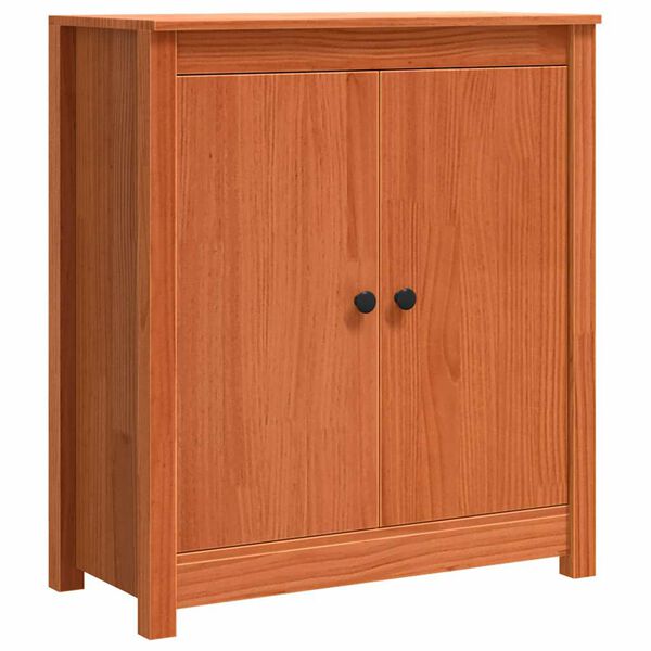 vidaXL Buffet Brun cire 70 x 35 x 80 cm Pin massif