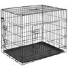 @Pet Caisse de transport pour chien 63x44x50,5 cm M&eacute;tal Noir