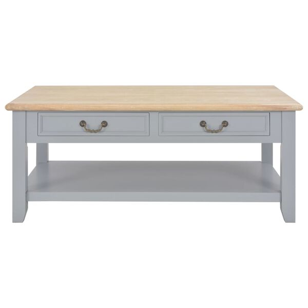 vidaXL Table basse Gris 100x55x40 cm Bois