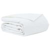 vidaXL Duvet d'&eacute;t&eacute; simple Blanc 240 x 220 cm Plume