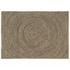 vidaXL Tapis de surface Naturel et noir 140 x 200 cm Jute