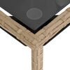 vidaXL Salon de jardin avec coussins 3 pcs beige r&eacute;sine tress&eacute;e