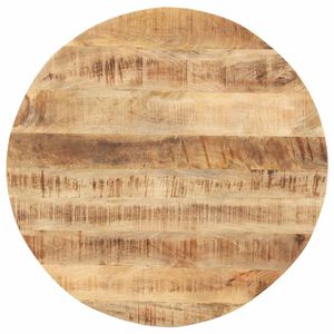 vidaXL Dessus de table Bois de manguier solide Rond 15-16 mm 40 cm