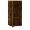 vidaXL Buffet haut Ch&ecirc;ne fum&eacute; 34,5x32,5x180 cm Bois d'ing&eacute;nierie