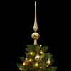 vidaXL Sapin de No&euml;l artificiel articul&eacute; 150 LED et boules 120 cm