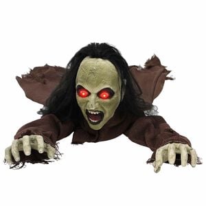 vidaXL Zombie rampant d'Halloween SPOOKA Marron 51 x 130 x 24 cm