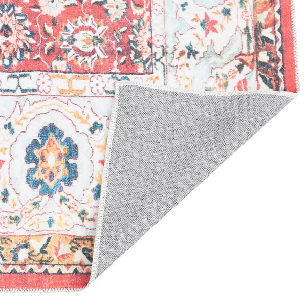 vidaXL Tapis imprim&eacute; lavable pliable Multicolore 160x230 cm Polyester