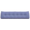 vidaXL Coussin de Dos Bleu denim 180 x 24 x 50 cm tissu