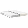 vidaXL Matelas de Lit avec matelas Cr&egrave;me 180 x 200 cm tissu