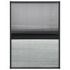 vidaXL Moustiquaire pliss&eacute;e pour fen&ecirc;tre Aluminium 80x120 cm