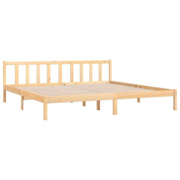 vidaXL Cadre de lit sans matelas bois massif 200x200 cm