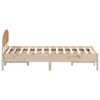 vidaXL Cadre de lit sans matelas 120x200 cm bois de pin massif