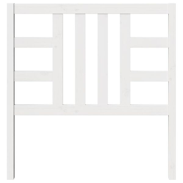 vidaXL Tête de lit Blanc 96x4x100 cm Bois massif de pin