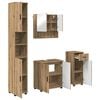 vidaXL Ensemble de mobilier de salle de bain 4 pc Ch&ecirc;ne artisanal