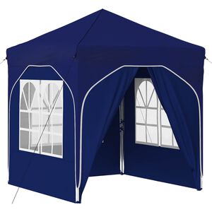 vidaXL Tente de f&ecirc;te pop-up 192 x 192 x 245 cm Bleu