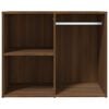 vidaXL Armoire de dressing Ch&ecirc;ne marron 80x40x65 cm Bois d'ing&eacute;nierie