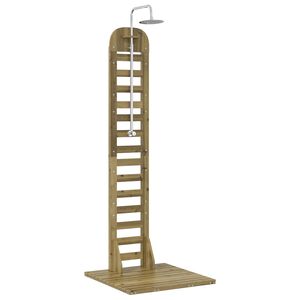 vidaXL Douche d'ext&eacute;rieur 223 cm Naturel