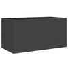 vidaXL Jardini&egrave;re noir 62x30x29 cm acier