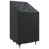vidaXL Housse de chaise de jardin Noir 70 x 70 x 85 / 125 cm Tissu 420D