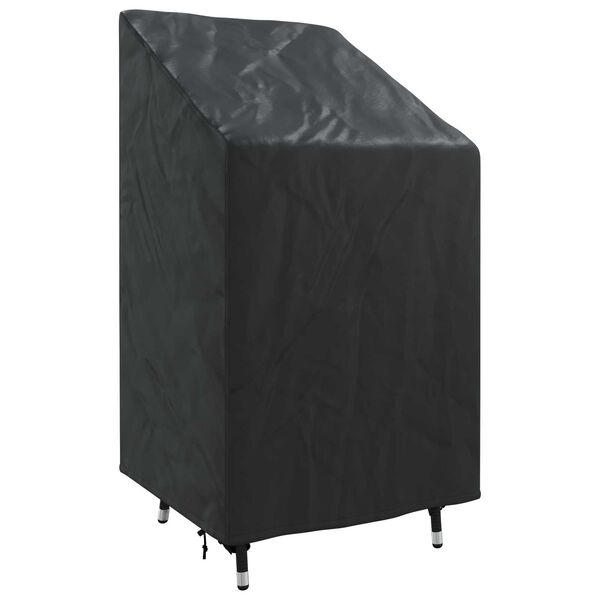 vidaXL Housse de chaise de jardin Noir 70 x 70 x 85 / 125 cm Tissu 420D
