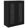 vidaXL Haut Armoire Chêne noir 69,5 x 34 x 180 cm Bois d'ingénierie