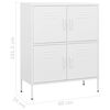 vidaXL Armoire de rangement Blanc 80x35x101,5 cm Acier