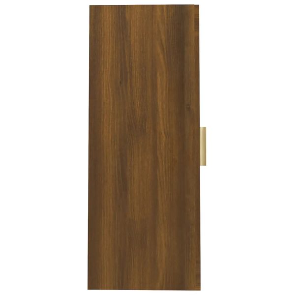 vidaXL Armoire murale suspendue Chêne marron 69,5x34x90 cm