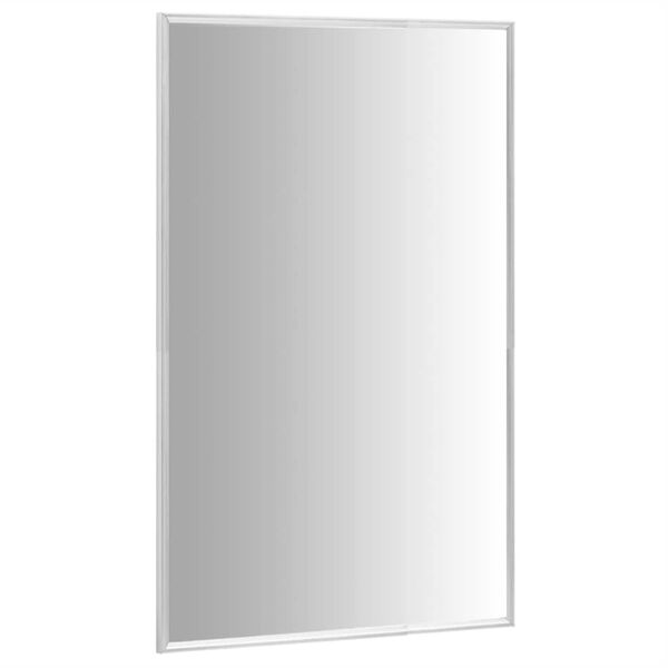 vidaXL Miroir Argent&eacute; 80x60 cm