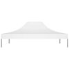 vidaXL Toit de tente de r&eacute;ception 4x3 m Blanc 270 g/m&sup2;