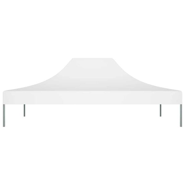 vidaXL Toit de tente de r&eacute;ception 4x3 m Blanc 270 g/m&sup2;