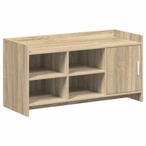 vidaXL Cabinet &agrave; chaussures avec porte Ch&ecirc;ne Sonoma 100 x 39,5 x 51 cm