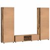 vidaXL Ensemble meuble TV FLORIN Bois ancien Bois d'ing&eacute;nierie