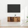 vidaXL Meuble TV mural 2 pcs Bois Ancien 60 x 31 x 29.5 cm