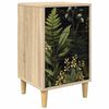 vidaXL Table de chevet RHENEN Ch&ecirc;ne Sonoma 36 x 33 x 60 cm