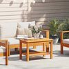 vidaXL Table basse Marron 70 x 40 x 45 cm Bois d'acacia massif