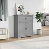 vidaXL Armoire de couloir BODO gris 80x35x90 cm
