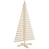 vidaXL Arbres de No&euml;l en bois pour d&eacute;coration 3 pcs bois massif de pin