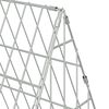vidaXL Cage pour lapins Argent 650 x 55 x 55 cm Acier galvanisé