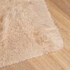 vidaXL Tapis Shaggy &agrave; poils longs NAVARRA beige 130x200 cm polyester