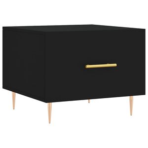 vidaXL Table basse Noir 50x50x40 cm Bois d'ing&eacute;nierie