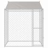 vidaXL Cage pour chien 200 x 200 x 258 cm Acier et PE