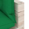 vidaXL Salon de jardin palette 7 pcs avec coussins bois de pin