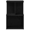 vidaXL Cabinet de chevet 2 pcs Ch&ecirc;ne noir 35 x 35 x 55 cm