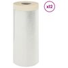 vidaXL Drap d'aspiration avec ruban adh&eacute;sif 12 pcs 140 x 3300 cm HDPE