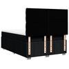 vidaXL Sommier &agrave; lattes de lit avec matelas Noir 160x200 cm Tissu